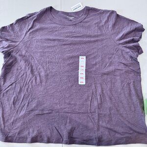 NWT - Old Navy Purple Scoop Neck Short Sleeve Tee, Women's XXL
